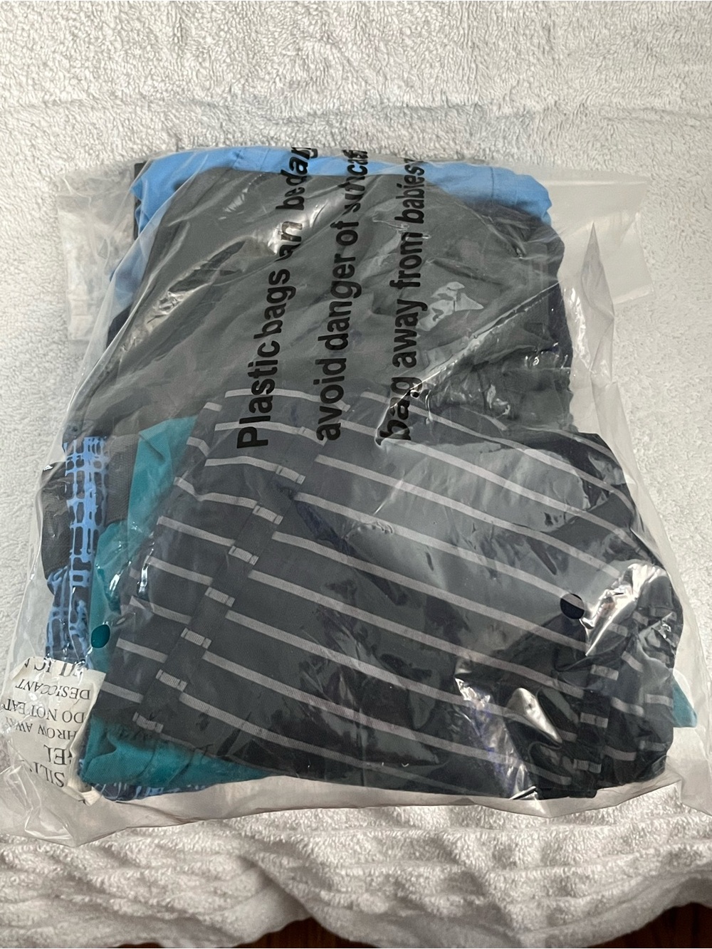 Fruit of the Loom Black and Blue Boxer Briefs Pack of 6